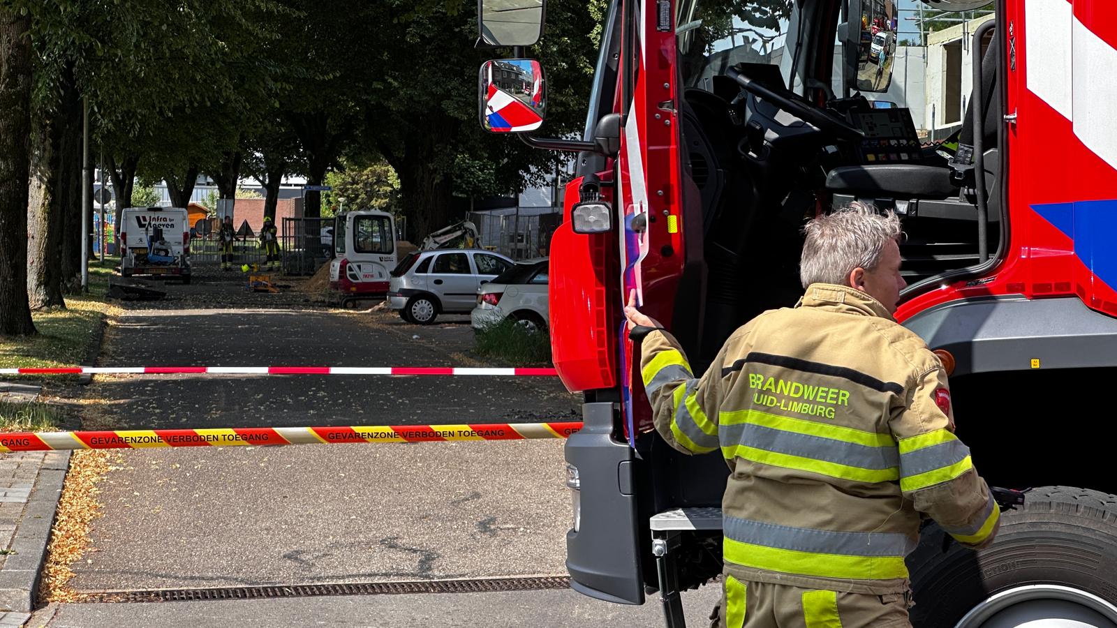 Gaslekkage op Calbertsweg in Kerkrade