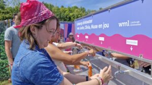 Pinkpop gratis water
