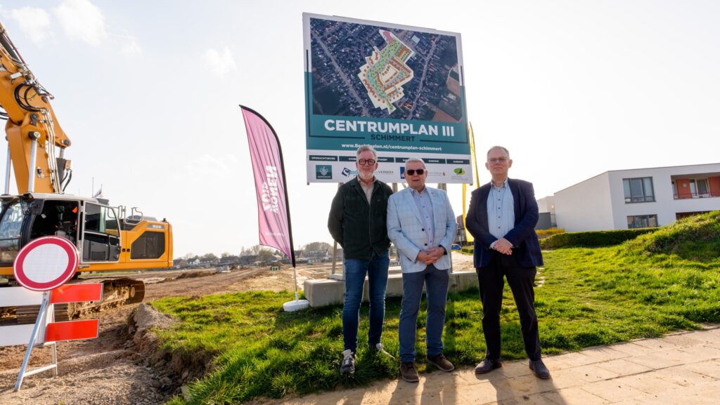 Bouwbord Centrumplan III Schimmert onthuld