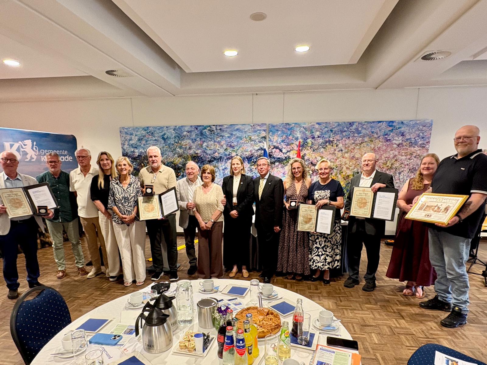 Vier Limburgse families in Kerkrade postuum geëerd door Yad Vashem