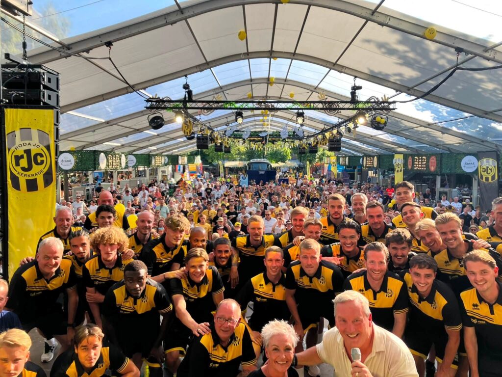 Markt Kerkrade was woensdag niet van het WMC maar van Roda JC