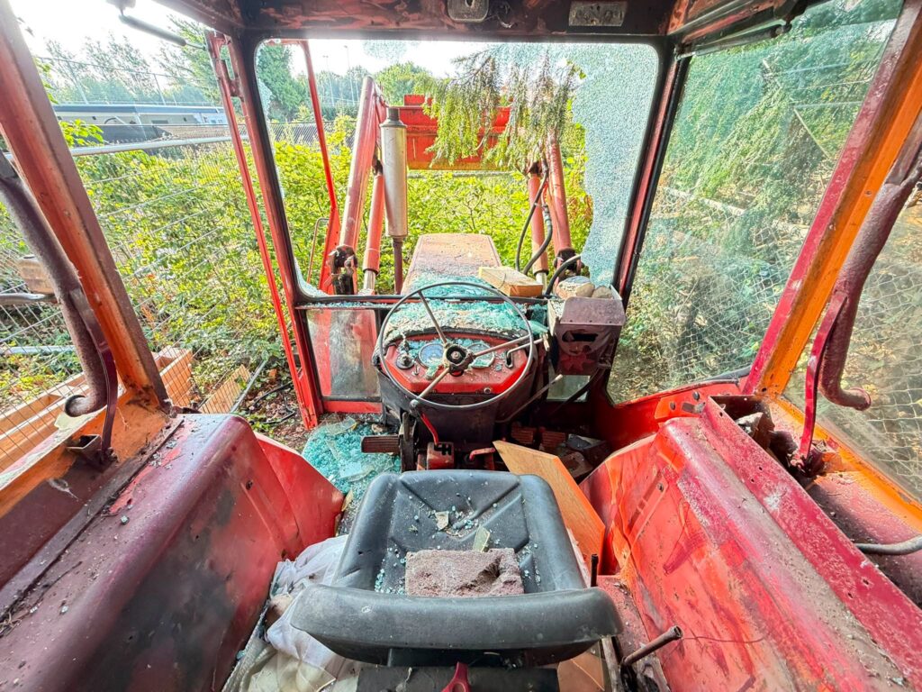 Tractor FC Landgraaf vernield door vandalen