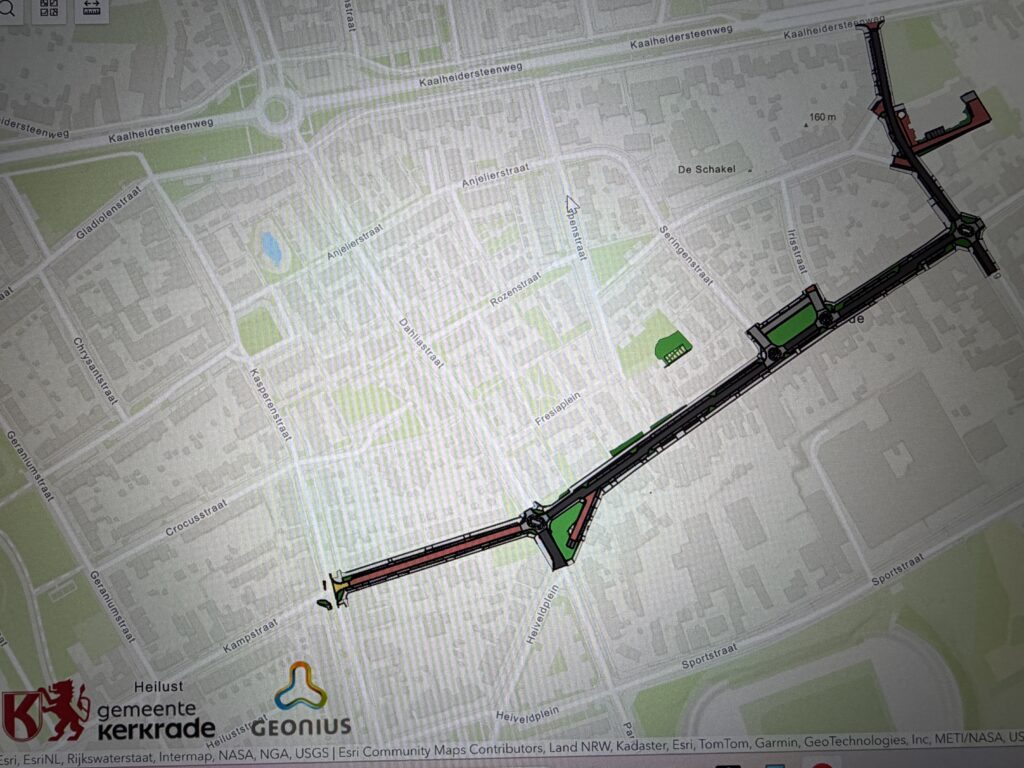 Reconstructie Begoniastraat in Kerkrade gaat eind september van start